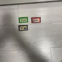 ゲームボーイアドバンスソフト 3本セット ポケモン　ガッシュベル