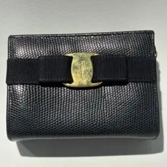 希少！ヴィンテージ フェラガモ Ferragamo ポーチ ヴァラリボン ポーチのサムネイル