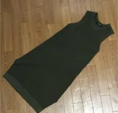 ノースリーブニットワンピース