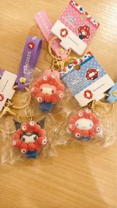 サンリオミャクミャク　立体マスコット　フロッキー　キーホルダー