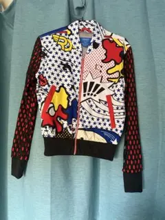 adidas リタオラ　アメコミ柄ジャージジャケット S