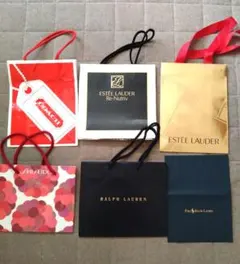 ギフト袋5枚、EstéeLauder RalphLauren、Coach