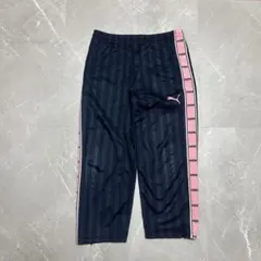 Puma ストライプ トレーニングパンツ ネイビー