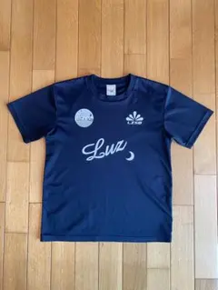 【中古品】 【サイズM】ルースイソンブラ　サッカーTシャツ ネイビー