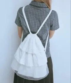 完売商品 久保田ももか フリル ショルダーバック - メルカリ