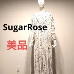 【SugarRose】ドレスレイブ　 スプラッタープリント シャツ ワンピース