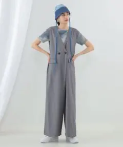 Ray BEAMS スーツディテールサロペット