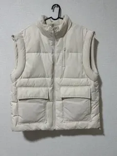 LAGUA GEM アイボリー キルティングベスト