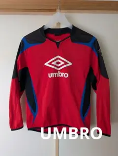 umbro レッド長袖ジャージ 140