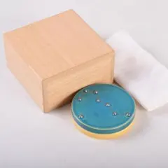 茶道具　日吉窯　加藤丈佳造　北斗七星鳥文　香合　共布共箱　V　8456 茶道具 日吉窯 加藤丈佳造 北斗七星鳥文 香合 共布共箱 V