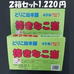 きなこ棒、どりこきなこ棒当て２箱セット(45本×２箱)のサムネイル