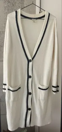 ジェラートピケ　ルームウェア　ロングカーディガン