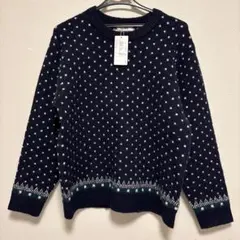 サムシング　洗えるドット柄ニット　coca アフタヌーンティー　アース