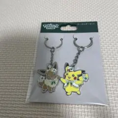 ポケモン　ポケパークカントー　ピカチュウ　イーブイ　キーホルダーセット