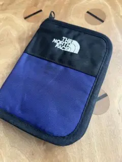 【美品】ノースフェイス ナイロンワレット 希少カラー ブルー◆機能性抜群！
