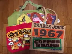 TRADER JOE'S エコバッグ&クーラーバッグ4点セットのサムネイル