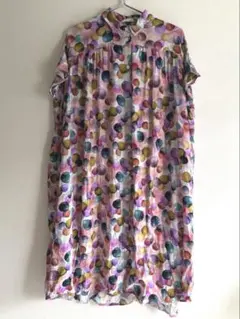 sandy 水玉　半袖　ワンピース