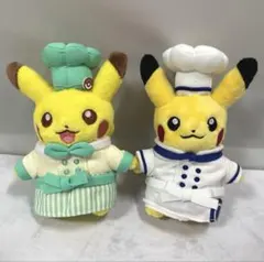 タグ付き】ポケモンカフェ シェフピカチュウ ウェイトレスピカチュウ2