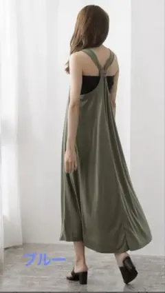 ノースリーブロングワンピース
