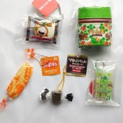 チョコ系お菓子のミニチュア　パイの実ポーチなど５点