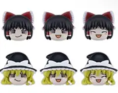 東方Project ゆっくり ミニフィギュア 博麗霊夢 霧雨魔理沙 コンプリート