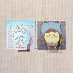 ちいかわ　アクリルシーンクリップビスケット　モモンガ　くりまんじゅう