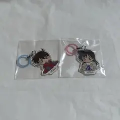 名探偵コナン ふらっとめじるしアクセサリー ちぢませ隊ver. 工藤新一 毛利蘭