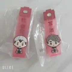ハイキュー!! 北信介 宮治 ラバーキーホルダー
