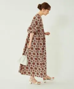 グリーンレーベル✨極美品✨CLOUDY ボリューム スリーブ ワンピース