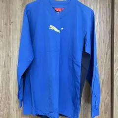 PUMA 青 Vネック 長袖ピステ 160