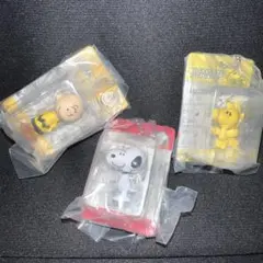 PEANUTS パッケージミニチュアコレクション クラッシックver.3個セット