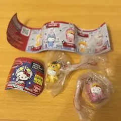 成*田様 全5種 ハローキティ なりきりストラップ ウルトラマンver
