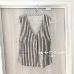 Ungrid【ベスト　ボーダー　Ｆサイズ】