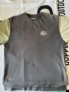 CAMP7 カーキ　ロゴTシャツのサムネイル