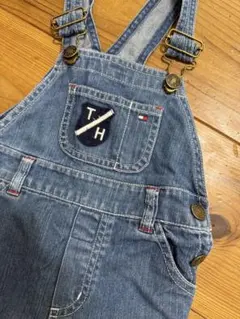 デニムオーバーオール TH刺繍 95cm以下のサムネイル