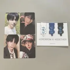 TXT Weverse Albums トレカ テヒョン4枚、特典、QRカード付き