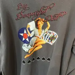 AVIREX big beautiful doll スウェット　グレー