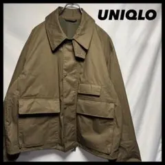 UNIQLO U ユーティリティショートブルゾン オリーブ　短丈　30