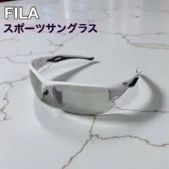 【FILA】 スポーツサングラス ホワイト