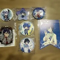 KAITO まとめ売り 缶バッジセット アクリルチャーム付き