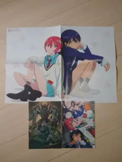 ガンダムジークアクス　入場者特典イラストカード＆B3ポスター