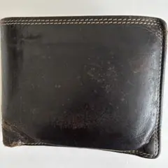 KANSAI YAMAMOTO HOMME レザー　二つ折り財布　ブラウンのサムネイル