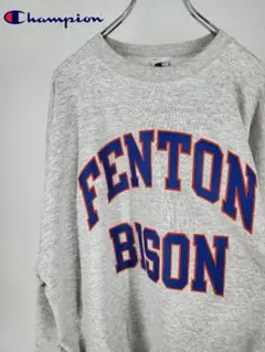 VTG90’s Champion FENTON BISONライトグレースウェット