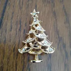 ブローチ【未使用　金色】