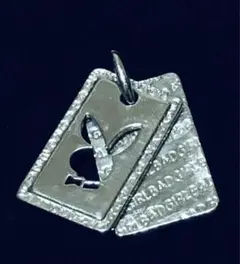 【送料無料】ペンダントトップ ドッグタグ オシャレ ラビット ウサギ ネックレス