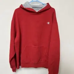 Champion レッド パーカー XL