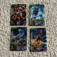 仮面ライダー トレーディングカード 4枚セット