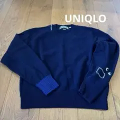 ユニクロ　アニヤハインドマーチ　コラボ　ニット　セーター　ウール