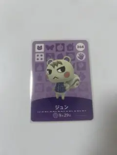アミーボカード　ジュン　あつ森