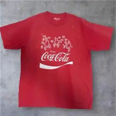 【良フェード】キースヘリング×コカコーラ UT Tシャツ XL 赤